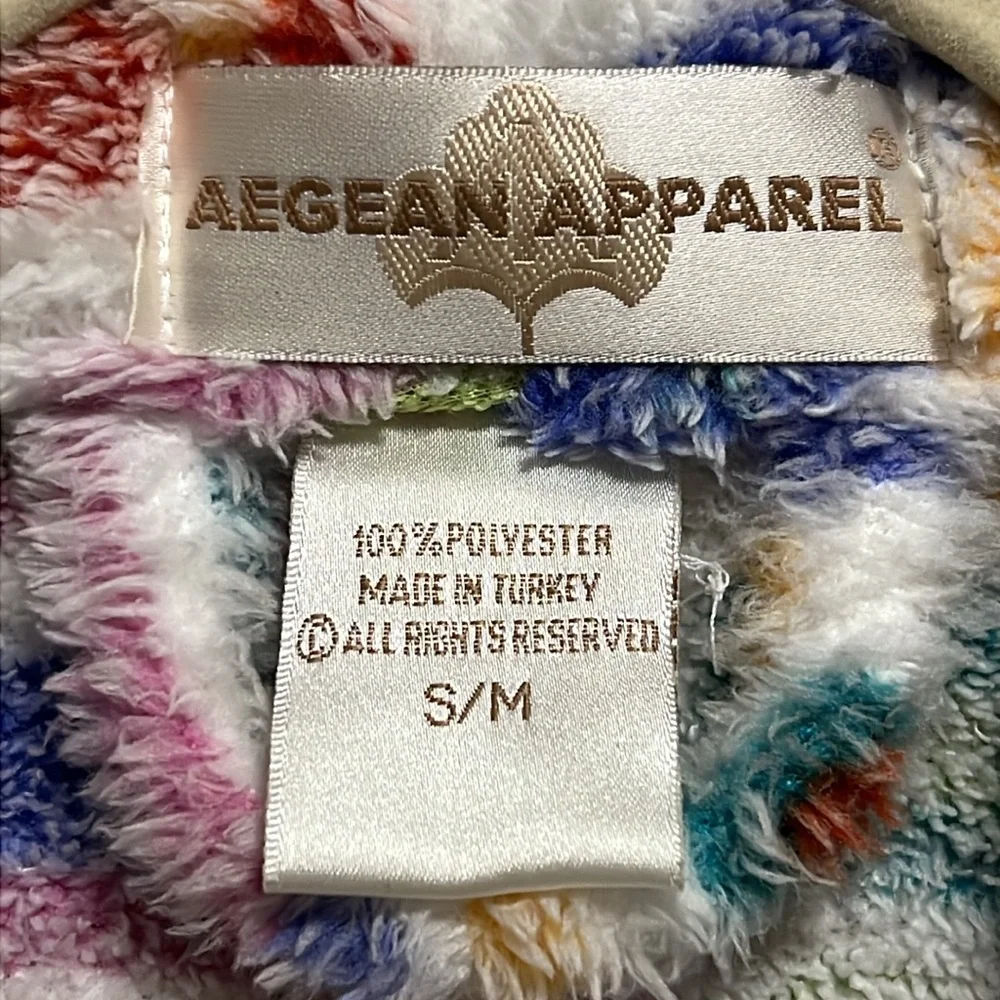 Aegean Apparel Multi-Textured Robe - Picture 3 of 7